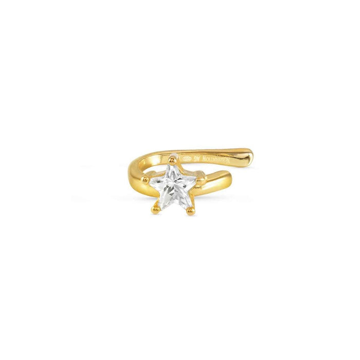 NOMINATION Sentimental Yellow Gold & CZ Star Single Ear Cuff - Bumbletree Ltd