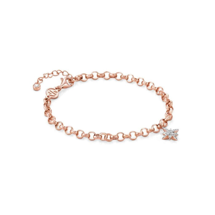 NOMINATION Sweetrock Rose Gold & CZ Wind Rose Bracelet - Bumbletree Ltd