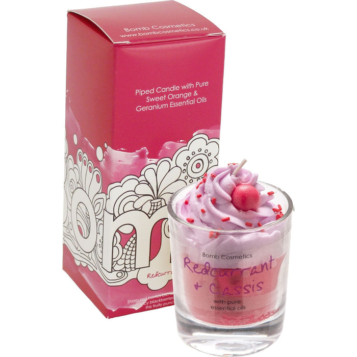 Redcurrant & Cassis Piped Candle - Bumbletree Ltd