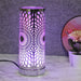 Kaleidoscope LED Colour Changing Oil & Wax Melt Burner Silver - Bumbletree Ltd