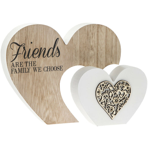 Friends Are The Family We Choose Sentiment Plaque - Bumbletree Ltd