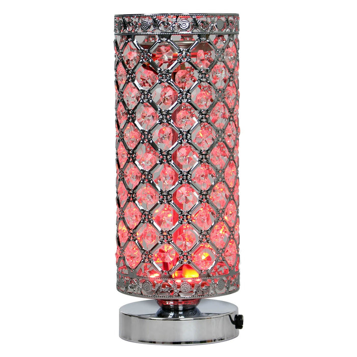 Jewel LED Colour Changing Oil & Wax Melt Burner Silver - Bumbletree Ltd