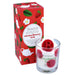 Strawberry Tea Piped Glass Candle - Bumbletree Ltd