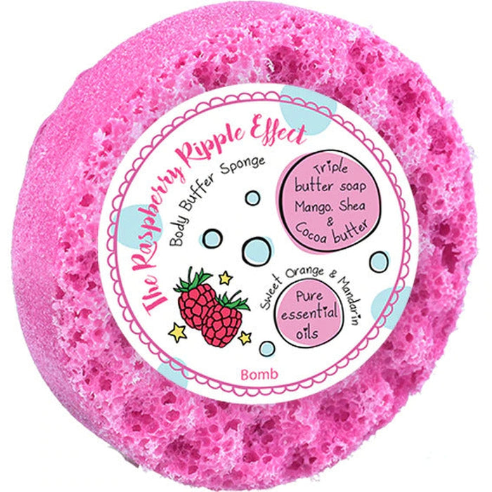 The Raspberry Ripple Effect Body Buffer Shower Soap - Bumbletree Ltd