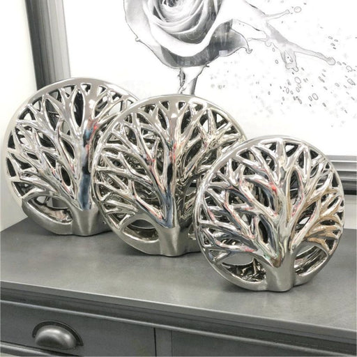 Silver Tree Of Life Decoration - Bumbletree Ltd