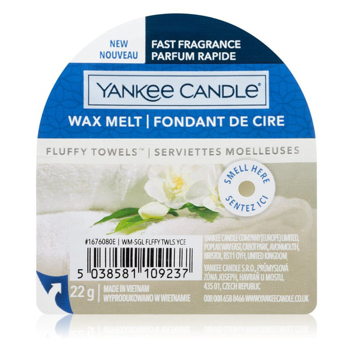 Yankee Candle Fluffy Towels Wax Melt - Bumbletree Ltd